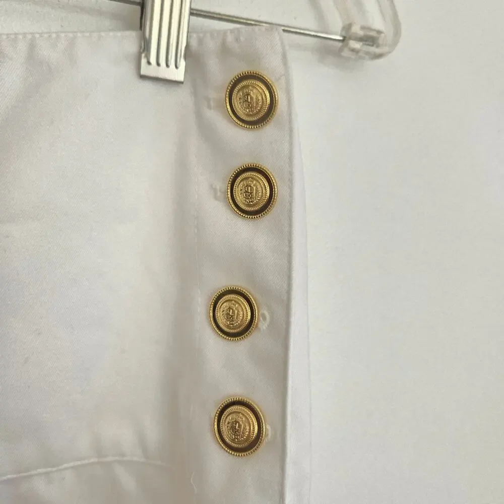 Zara ZW Collection Cape Skirt White Minimalist Maxi Thick Full Vacation Wmoen XS - Picture 5 of 13